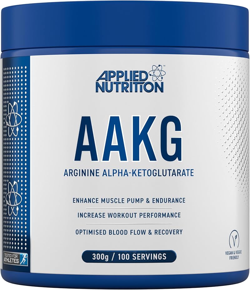 Applied Nutrition AAKG L Arginine Alpha Ketoglutarate 3000mg 100 Servings 300g