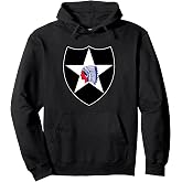 2nd Infantry Division Patch - 2nd ID Pullover Hoodie