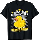 Programmer Rubber Duck Programming Duck Coder Computer T-Shirt