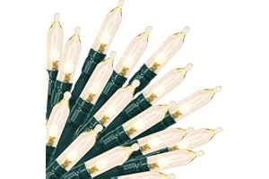 Brightown Battery Operated Christmas String Lights, 8ft 20 LED Mini Lights with Timer, Christmas Tree Lights for Indoor Outdoor Bedroom Wedding Party Holiday Xmas Decoration，Warm White