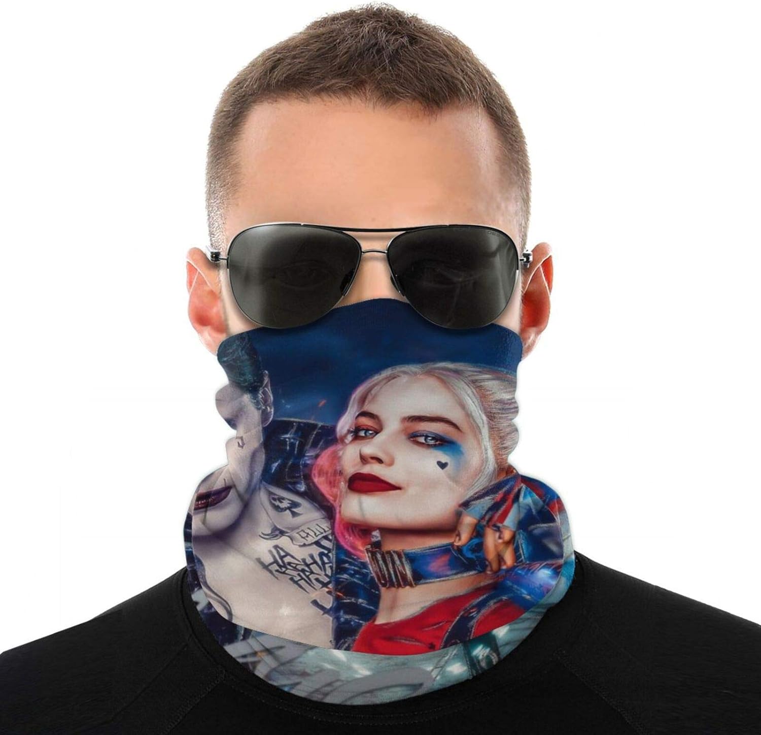 Harley Quinn Hat Variety Head Scarf Face Mask Magic Headwear Neck