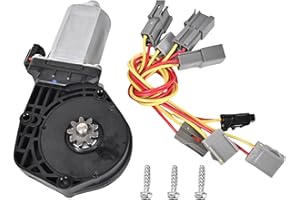 PANNUOSCS Window Motor Assembly 742-250 Compatible with 1986-1996 Ford F150 F250 F350 Aerostar 1965-1997 Mercury Comet Marquis Front Left Drivers Side Power Window Lift Motor Replace 11M104 E3AZ 5423395-A