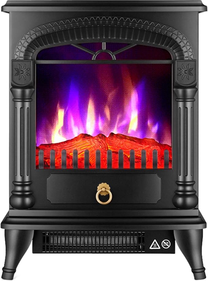 CMmin Electric Fireplace Freestanding Electric Fireplace Heater with