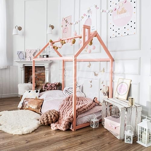 Toddler Bed House Bed Tent Bed Children Bed Wooden House Wood
