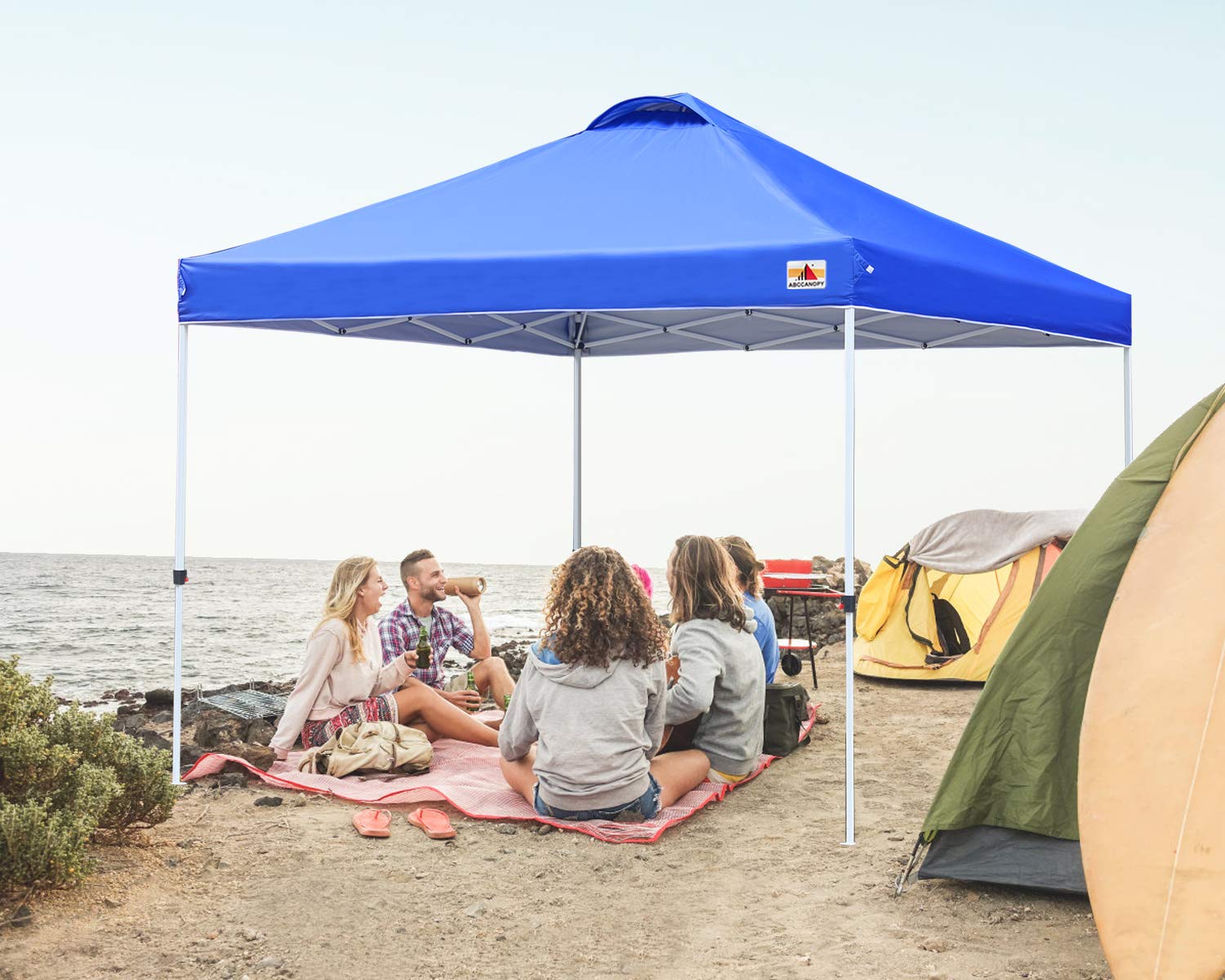 ABCCANOPY 10'x10' Pop up Canopy Instant Outdoor Tent Instant Shelter, Bonus Wheel Bag, Royal Blue