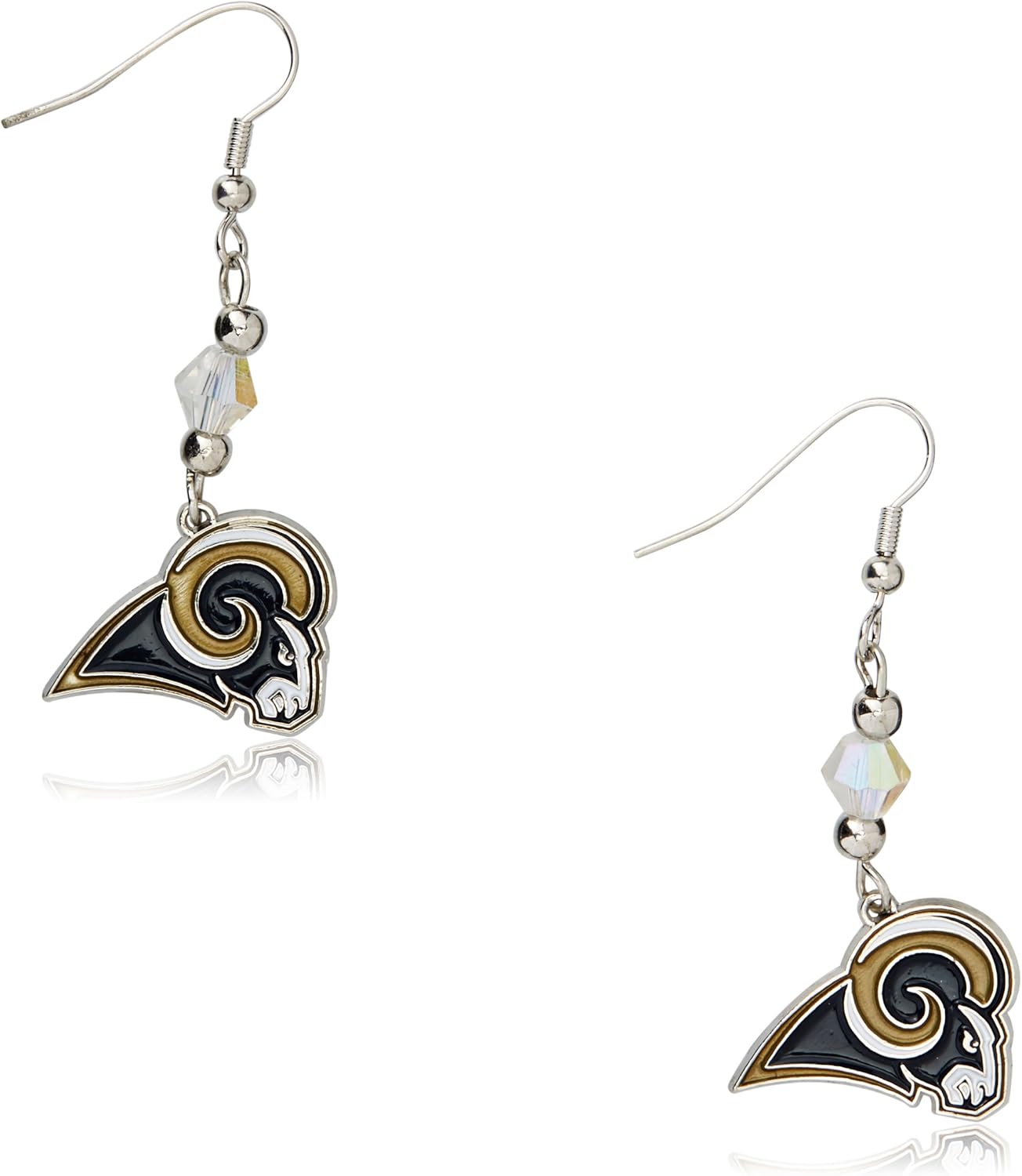 Siskiyou NFL Crystal Dangle Earrings