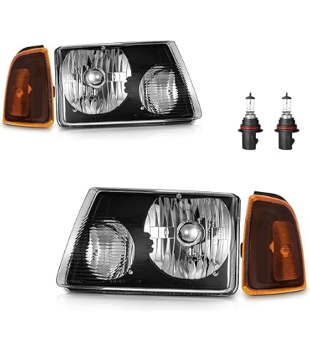 thumbnail interactive-video image 1 of Pair Of Halogen Headlights For 2004-2011 Ford Ranger – Driver & Passenger Side With Bulbs 1 of 6