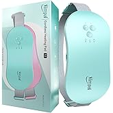 Slimpal Portable Heating Pad for Period Cramps, Electric Cordless Heating Pad for Menstrual Cramps Relief, 3 Timer Auto Off Setting, Wearable Heat Pad Belt for Her Women Girl Wife, Aqua
