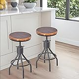 Diwhy Industrial Vintage Kitchen Counter Height