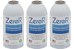ZeroR® PERMAFROST AC Performance Booster for R134a, R12 Systems | 3 Cans