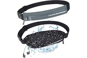 GGSTDDUP 2 PCS Slim Running Belt Fanny Pack Running Phone Holder Runners Pouch Waist Pack for Workout Money Belt Running Gift Gear Accessories for Women Men Walking Hiking Cycling