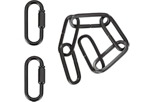 Aspen Creative 21121-05-1, Steel Heavy Duty Chain & Two Quick Link Connector for Lighting Fixture/Swag Light/Plants / 1 Foot, Oil Rubbed Bronze, 8 Gauge