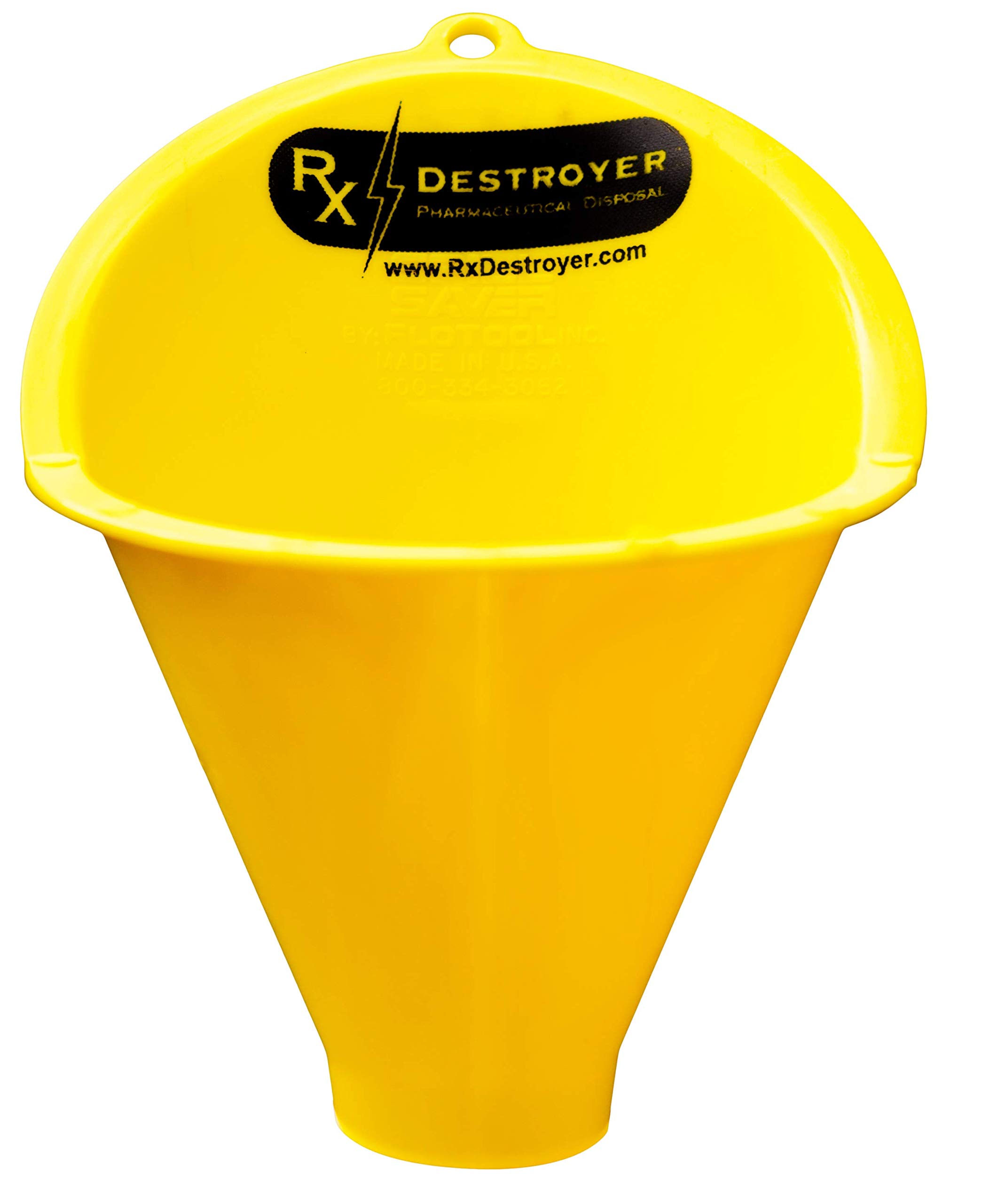 Rx Destroyer Fast Load Funnel - Easy-to-Use, No-Spill Accessory for Rx Destroyer - Quick and Convenient Delivery System for Drug Disposal in a Bottle.
