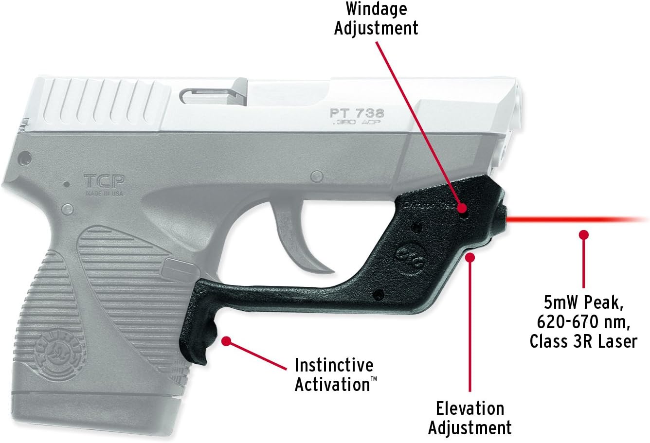 Amazon Com Crimson Trace Lg 407 Laserguard Laser Sight With Instinctive Activation For Taurus Tcp Pistols Defensive Shooting And Competition Gun Grips Sports Outdoors