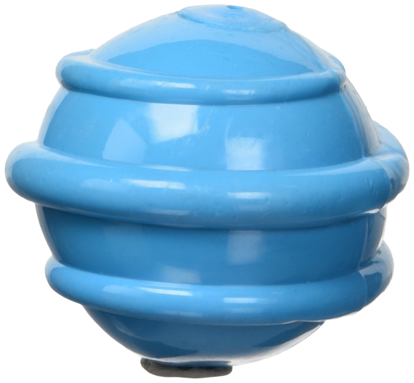 Boss Pet Chomper extra tough & Colorful Medium 3" Squeaky & Spiraled TPR Ball - Size Toy