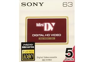 Sony DVM63 HD DVC Mini Tape - 5 Pack