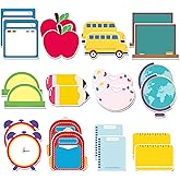 Yinder 24 Pads Teacher Sticky Notes 720 Sheets Back to School Sticky Notes Cute Pencil Ruler Blackboard Apple Shaped Self Christmas Cartoon Gift for Teacher Teens School Staff