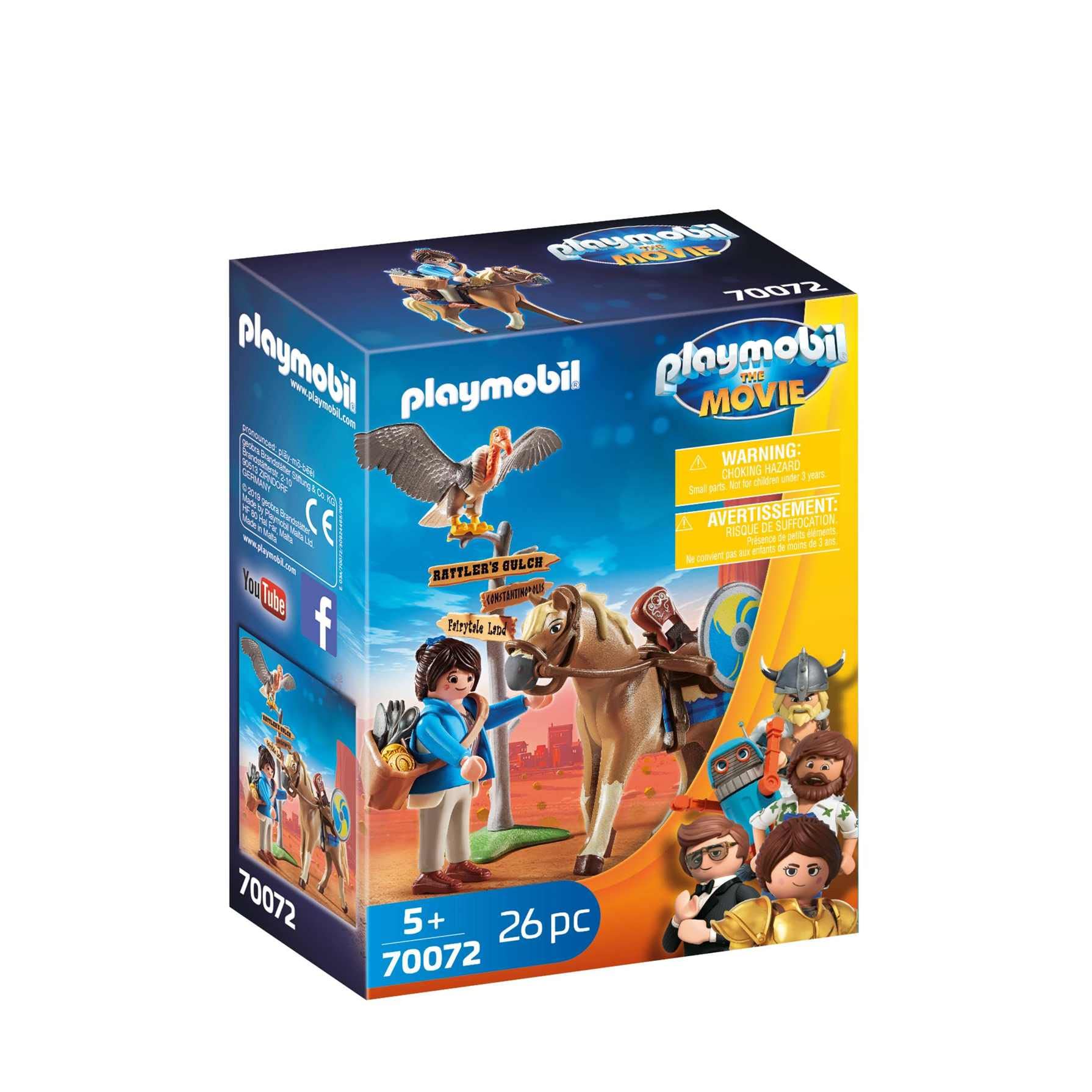 Playmobil 70072 THE Movie Marla with Horse, For Children Ages 5+, Fun Imaginative Role-Play, PlaySets Suitable for Children Ages 4+