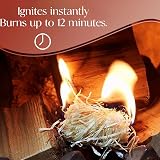 Galleon Fireplaces 100 Natural Firelighters for Wood Burner Stove Log Burner BBQ view 4