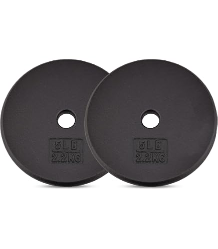 Buhdjfnke Lot de 2 plaques de poids pour salle de sport - Micro type Buhdjfnke Lot de 2 plaques de poids pour salle de sport - Micro type