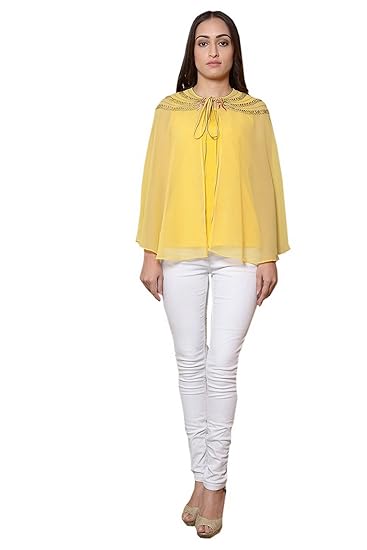 yellow cape top