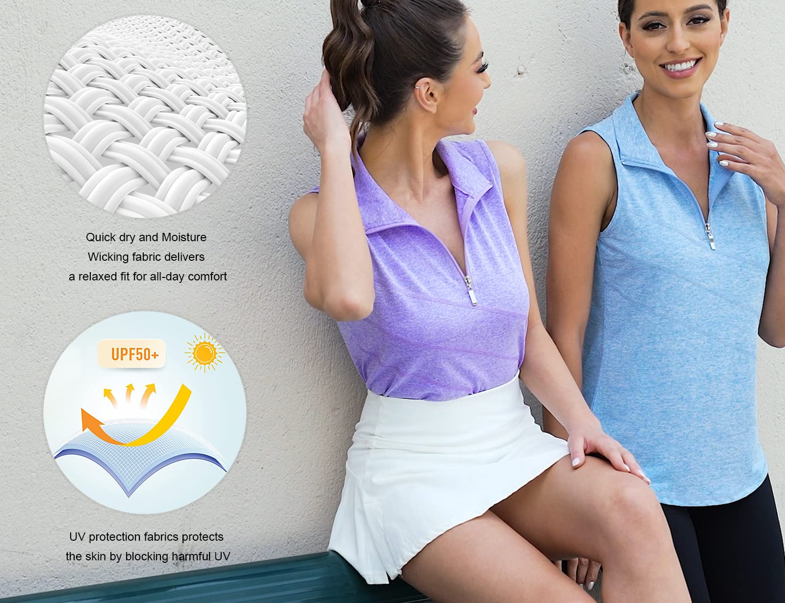 Sleeveless Golf Running Yoga Shirt