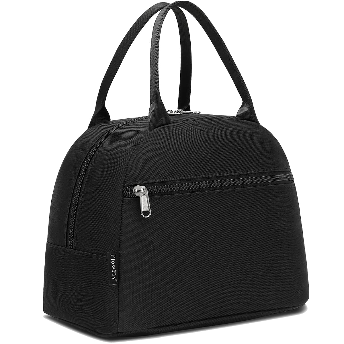 Photo 1 of FlowFly Insulated Lunch Cooler Bag - Tote Bag Organizer for Women/Men, Black