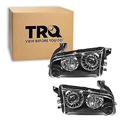 TRQ 2 Piece Headlight Assembly Set HID Driver