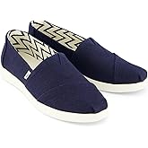 TOMS Women's Alpargata Plus Espadrille, Navy Heritage Canvas,