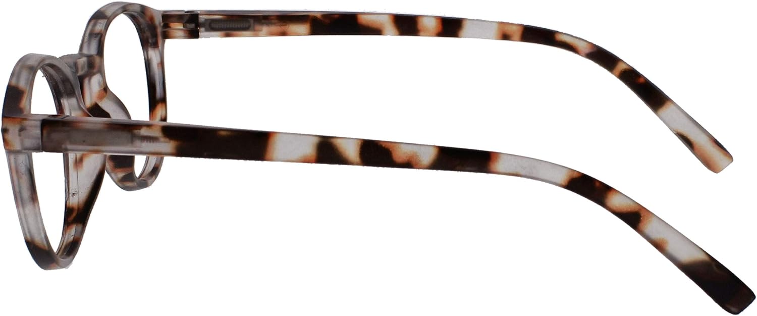 OPULIZE Zen Twin Pack Reading Glasses With Reading Sunglasses Light Brown Tortoiseshelll Small Mens Womens RS24-1T +1.00 - Image 4
