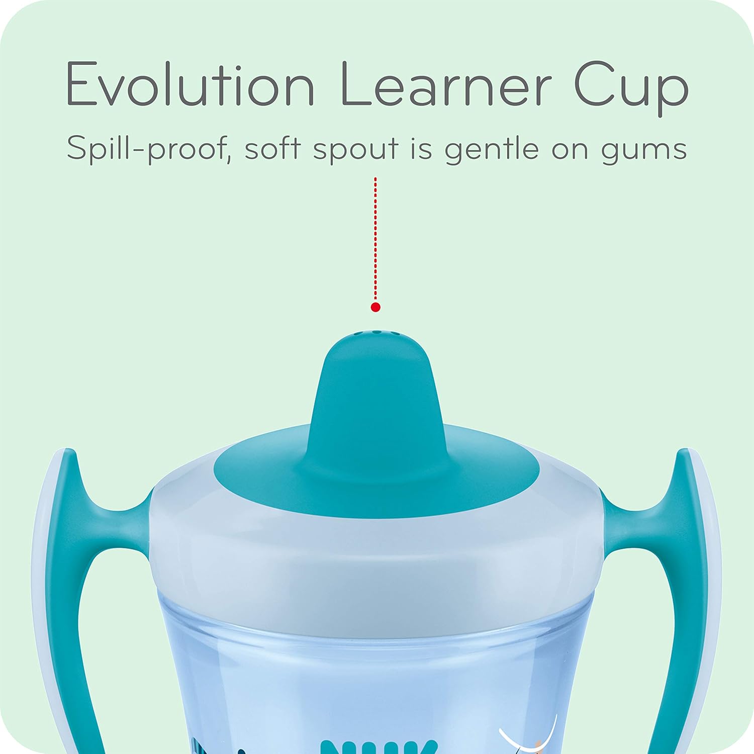 nuk evolution soft spout learner cup