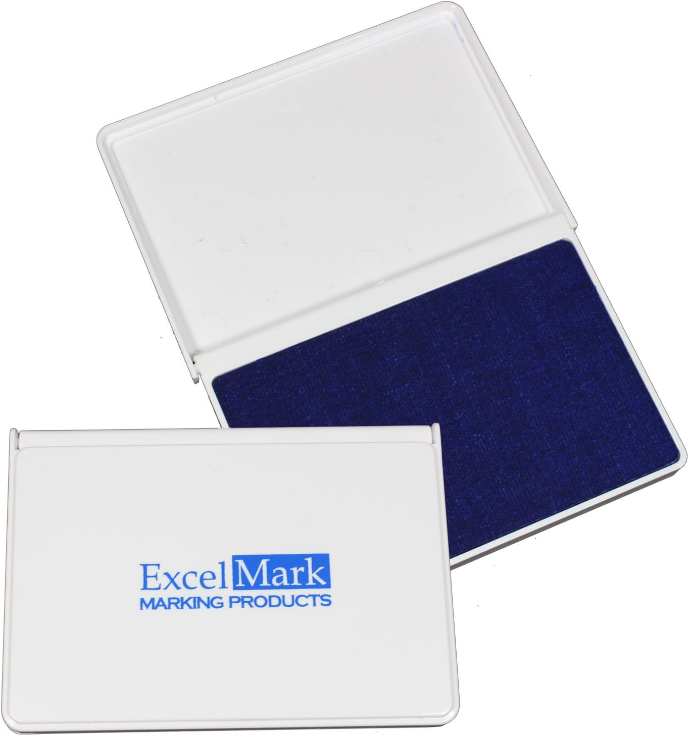 ExcelMarkInk Pads for Rubber Stamps Medium Size 2-5/8” by 4-1/4” (Blue)
