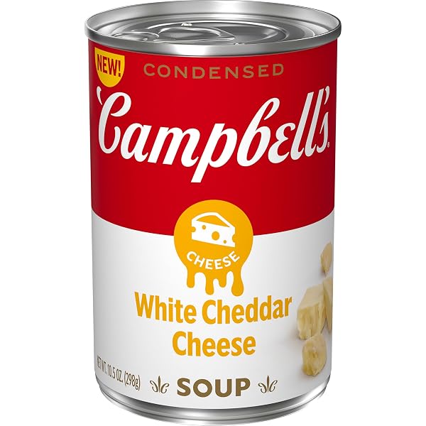 CAMPBELL’S CONDENSED WHITE CHEDDAR CHEESE SOUP, 10.5 OZ...