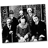 Horror Wall Art, Vintage Gothic Scary Movie Style Poster, 8x10 | Black and white creepy print. Dark academia, Halloween decor for man cave, home theater, bedroom. Unframed. Spooky gift