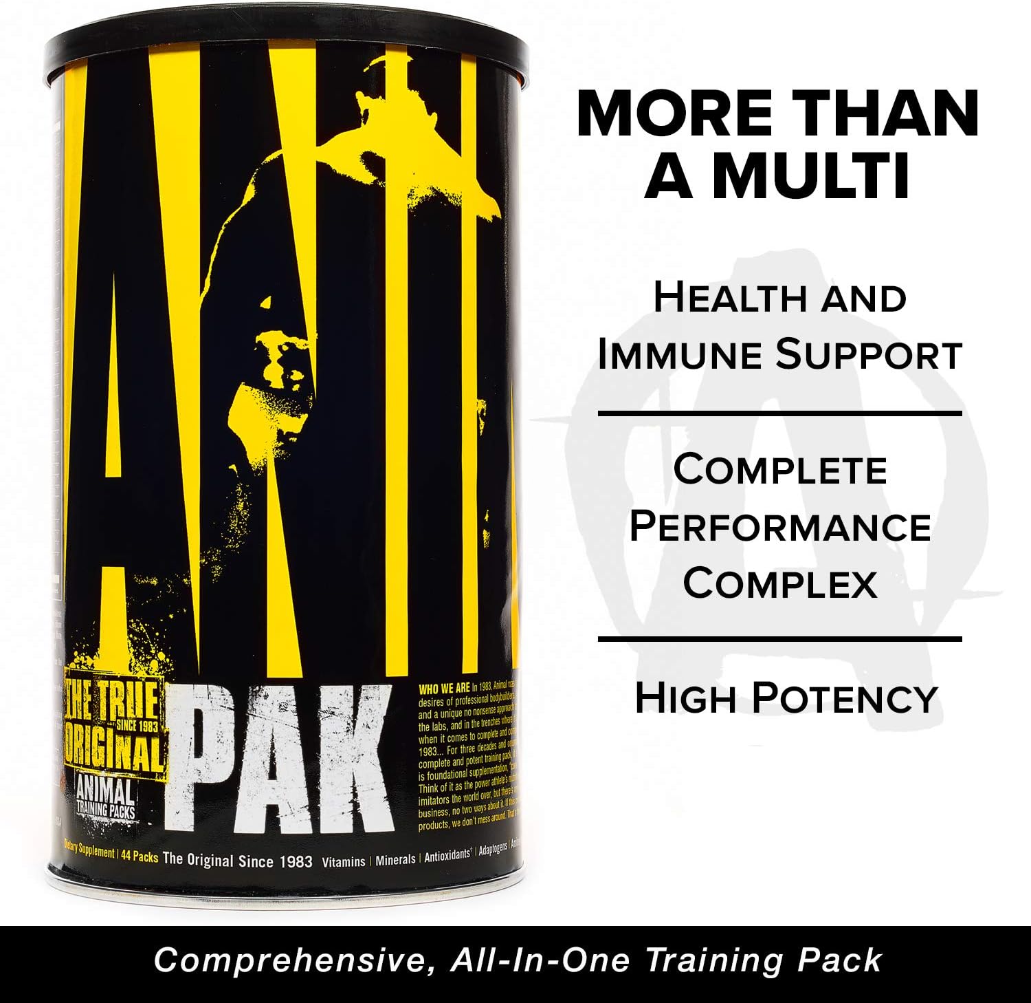 Animal Pak - the Complete All-in-one Training Pack - Vitamin Pack for Men, Amino Acids, Zinc and more - for Elite Athletes and Bodybuilders - 44 Packs: Health & Personal Care