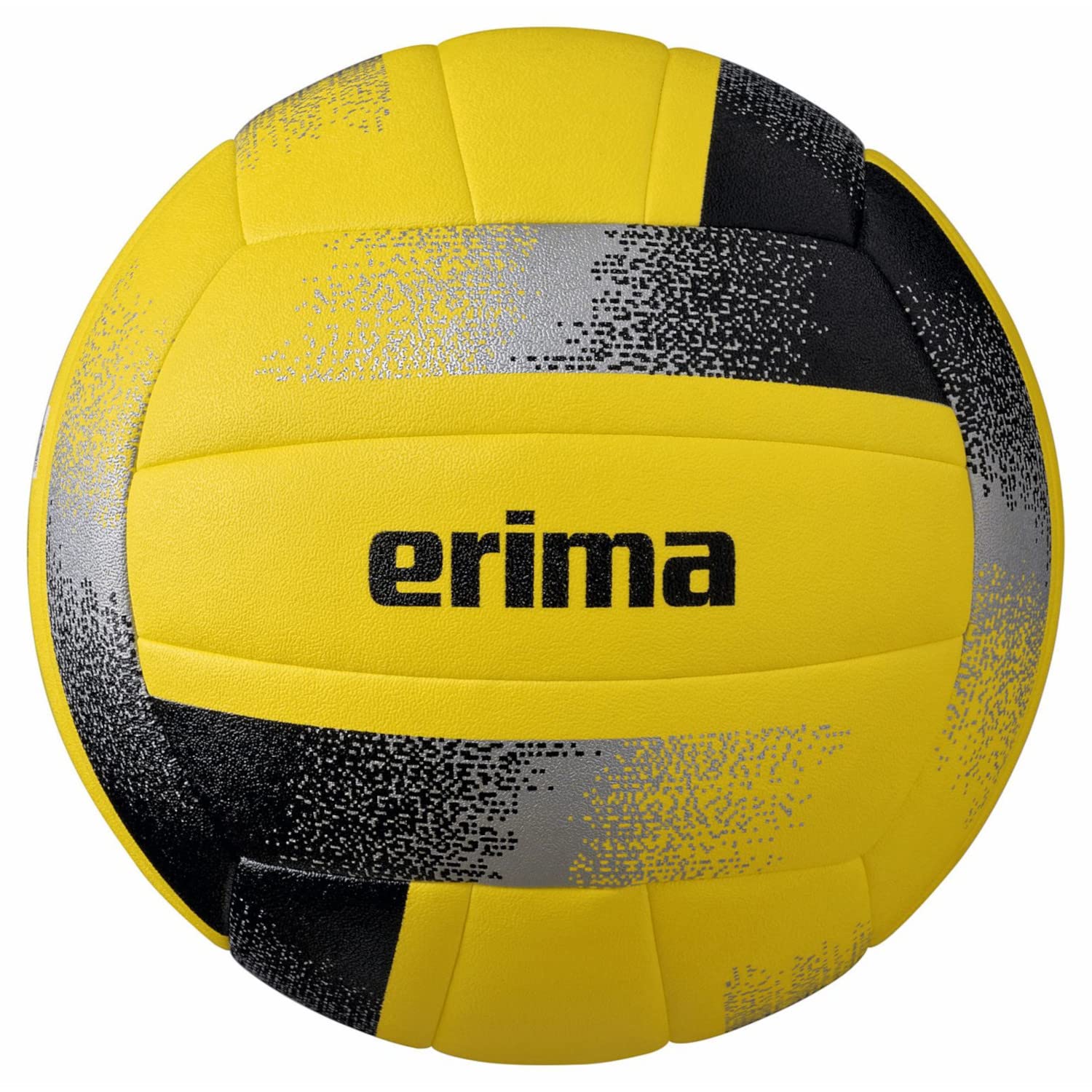 Erima, Unisex Adults, Hybrid Volleyball yellow/black/silver 5