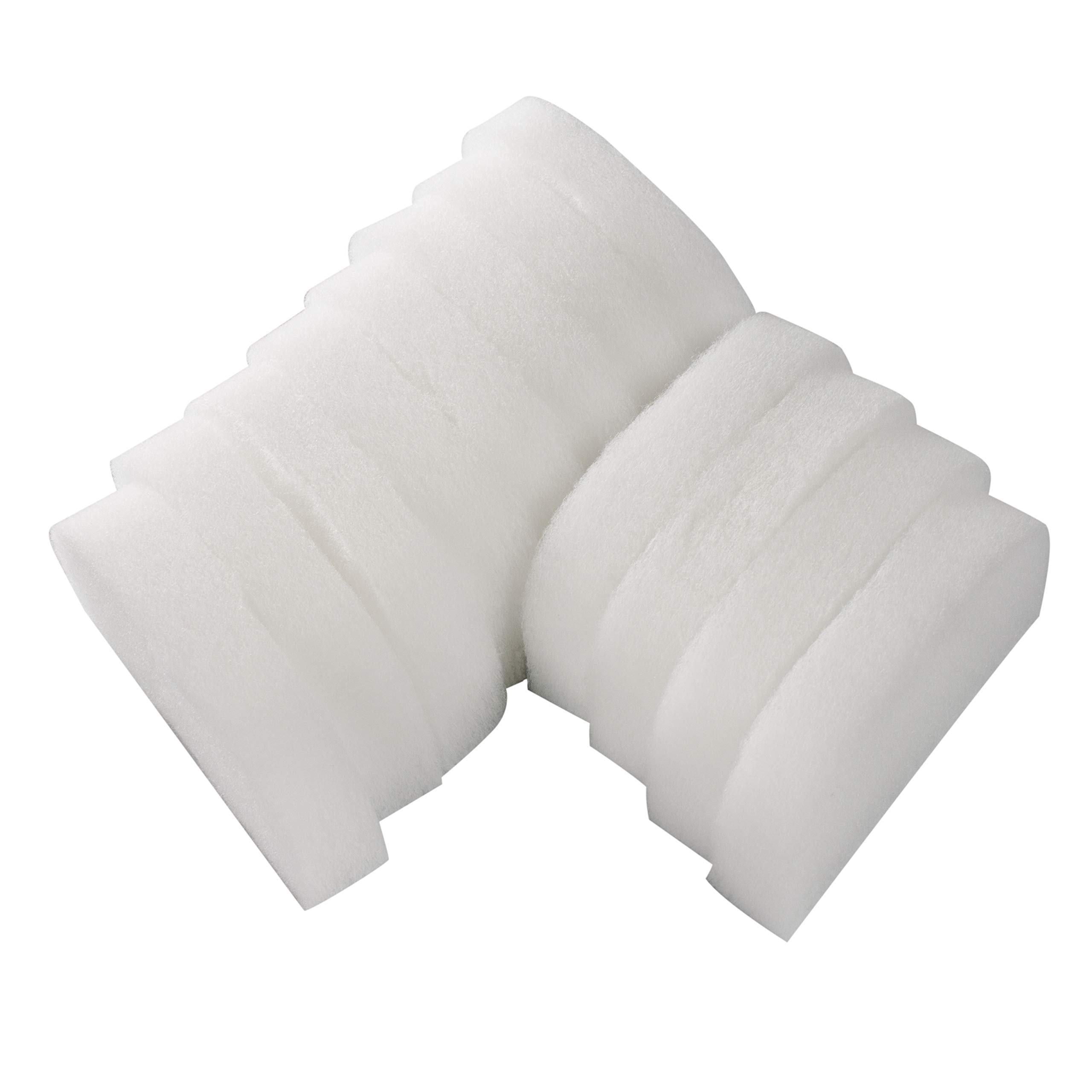 LTWHOME Compatible with Polishing Filter Pads Fit For Fluval 104 105 106 204 205 206 (Pack of 12)