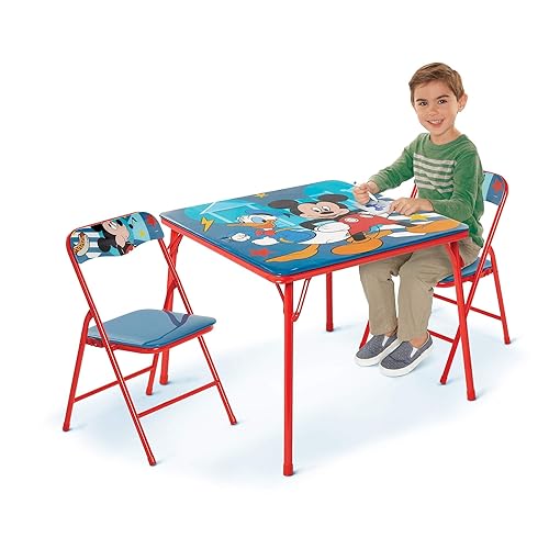 Mickey Mouse Activity Folding Table Chair Sets For Childrens