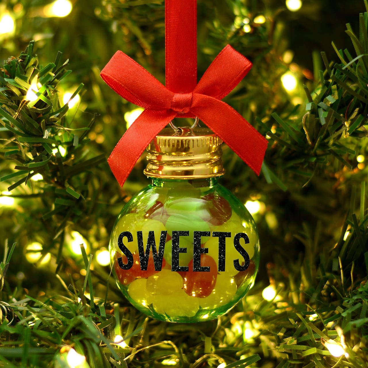 Personalised CHRISTMAS RE FILLABLE BAUBLES Xmas Tree ...