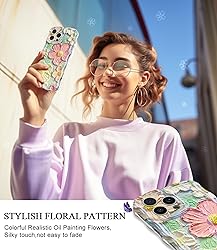 Avocase for iPhone 15 Pro Max Case, Colorful Oil