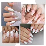 TOMICCA Milky White Gel Nail Polish 15ml Natural French Soak Off UV LED view 5