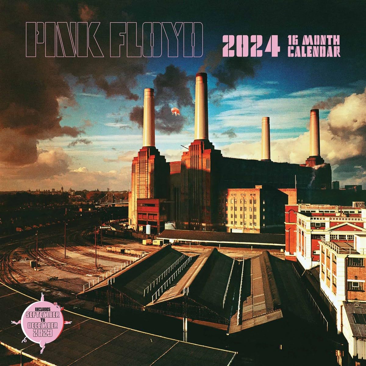 Pink Floyd Calendar 2024 - Month to a View Planner 30cm x 30cm - Official Merchandise