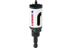 LENOX Tools Hole Saw, Bi-Metal, Speed Slot, Arbored, 1-3/16-Inch (1772474)