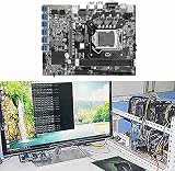Tsadeer B75 Motherboard 12 USB3.0 BTC Mining LGA1155 DDR3 4G RAM SSD CPU Fan view 4