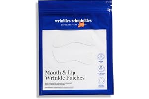Wrinkles Schminkles Mouth & Lip Wrinkle Patch - Reusable Silicone Smoothing Pads for Noticeable Wrinkle Reduction - Lip Wrinkle Prevention for Youthful, Smooth Skin (2 Pack)