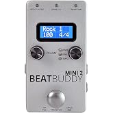 BeatBuddy MINI 2: Hands Free Drum Machine Guitar Effect Pedal | Visual Metronome, Learn/Practice Guitar, 200 Beats, Instant Fills &amp; Transitions
