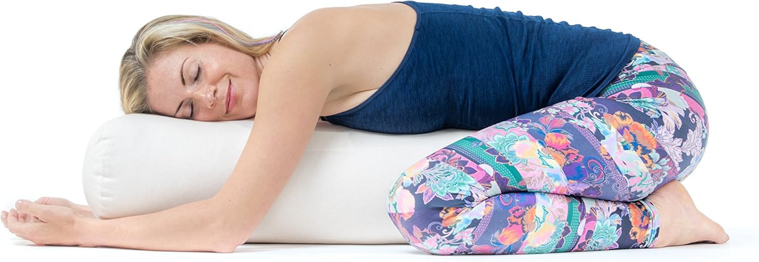 Lotuscrafts Bolster Yoga Rectangular para Yin Yoga Bolster Yoga Kapok