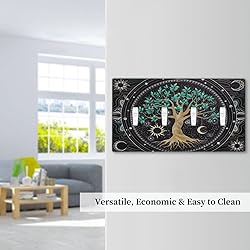 Tree of Life Blackground Quad Toggle Light Switch