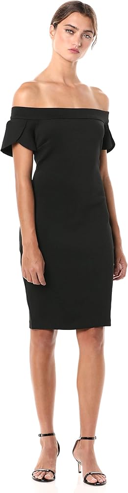 guess black off the shoulder dress