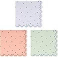 Meri Meri Twinkling Star Napkins (Pack of 16), Disposable Paper Napkins, Thick & Absorbent 3-Ply Paper, Baby Shower Decorations